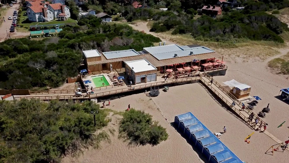 Vista aérea del Balneario La Pérgola